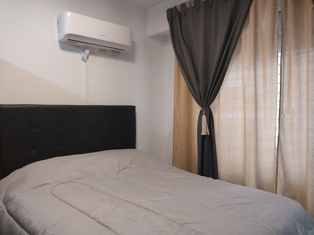 Departamento al frente Amoblado para 2 personas Monoambiente Centrico semi nuevo temporario con amenities minimo 3 dias