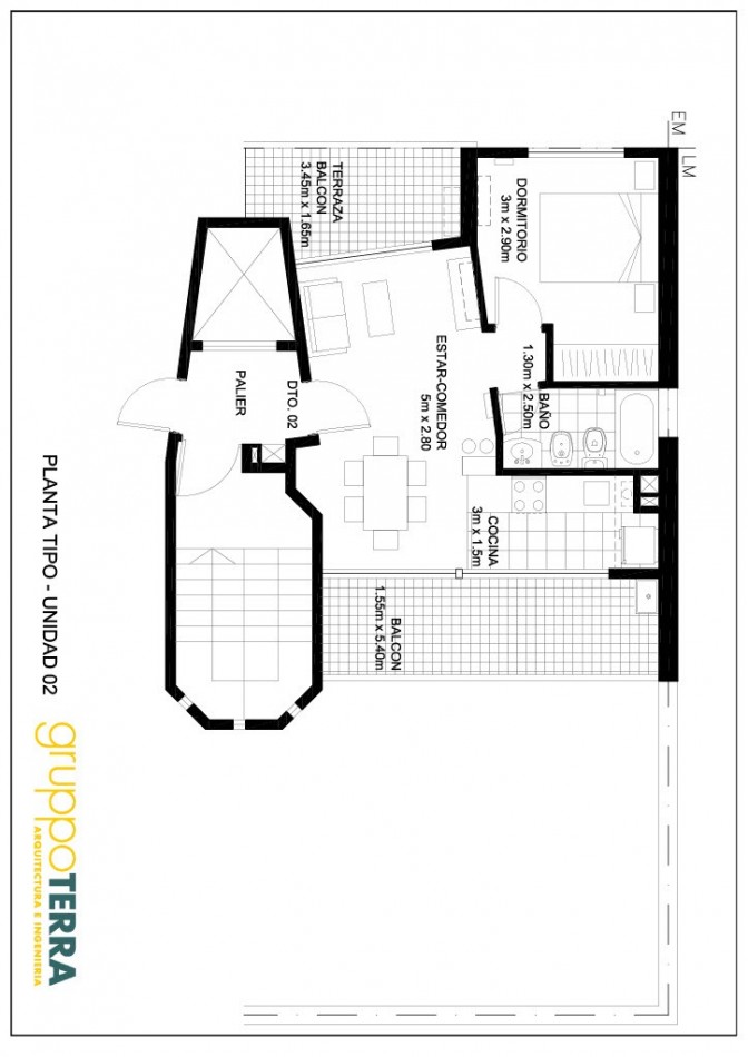 Departamento en venta - Crespo 279 piso 4 al frente  con doble balcon - Rosario