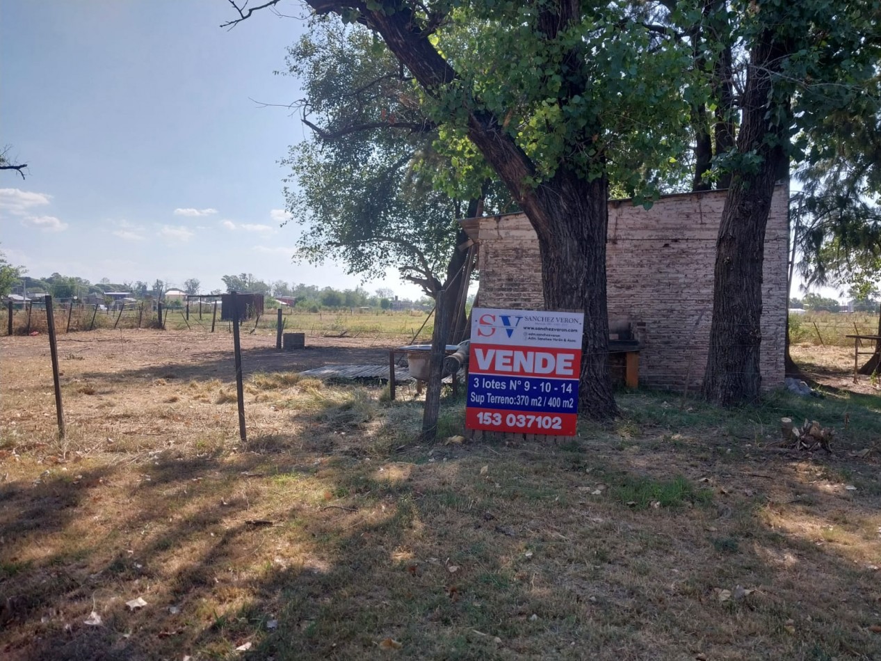 VENTA: 3 LOTES JUNTOS O SEPARADOS SE ESCUCHAN OFERTAS EXCELENTE UBICACION CON SALIDA A LA RUTA VALOR NEGOCIABLE