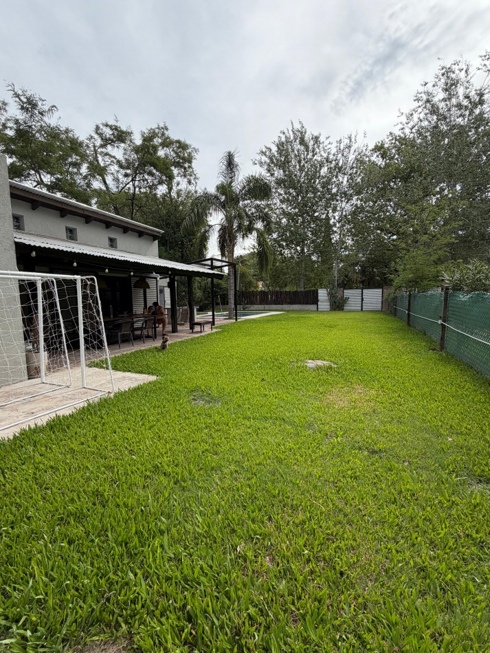 CASA ESTILO FIN DE SEMANA AMOBLADA EN ALQUILER PERMANENTE - CONFORT, PARQUE Y UBICACION ESTRATEGICA