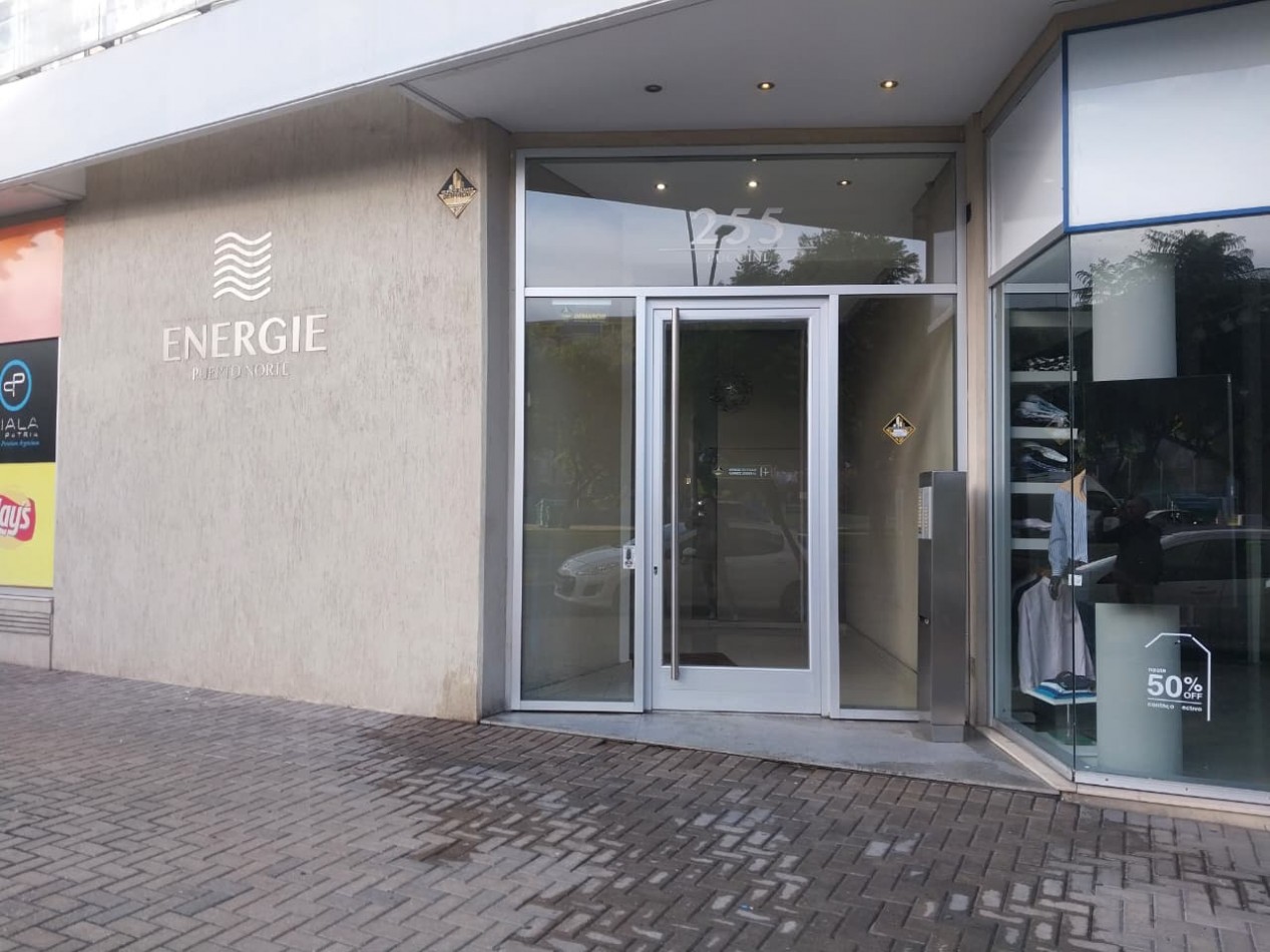 Departamento Semipiso exclusivo al frente en esquina vista total al rio 2 dormitorios con cochera Puerto Norte Posibilidad de ´Permuta en parte de pago
