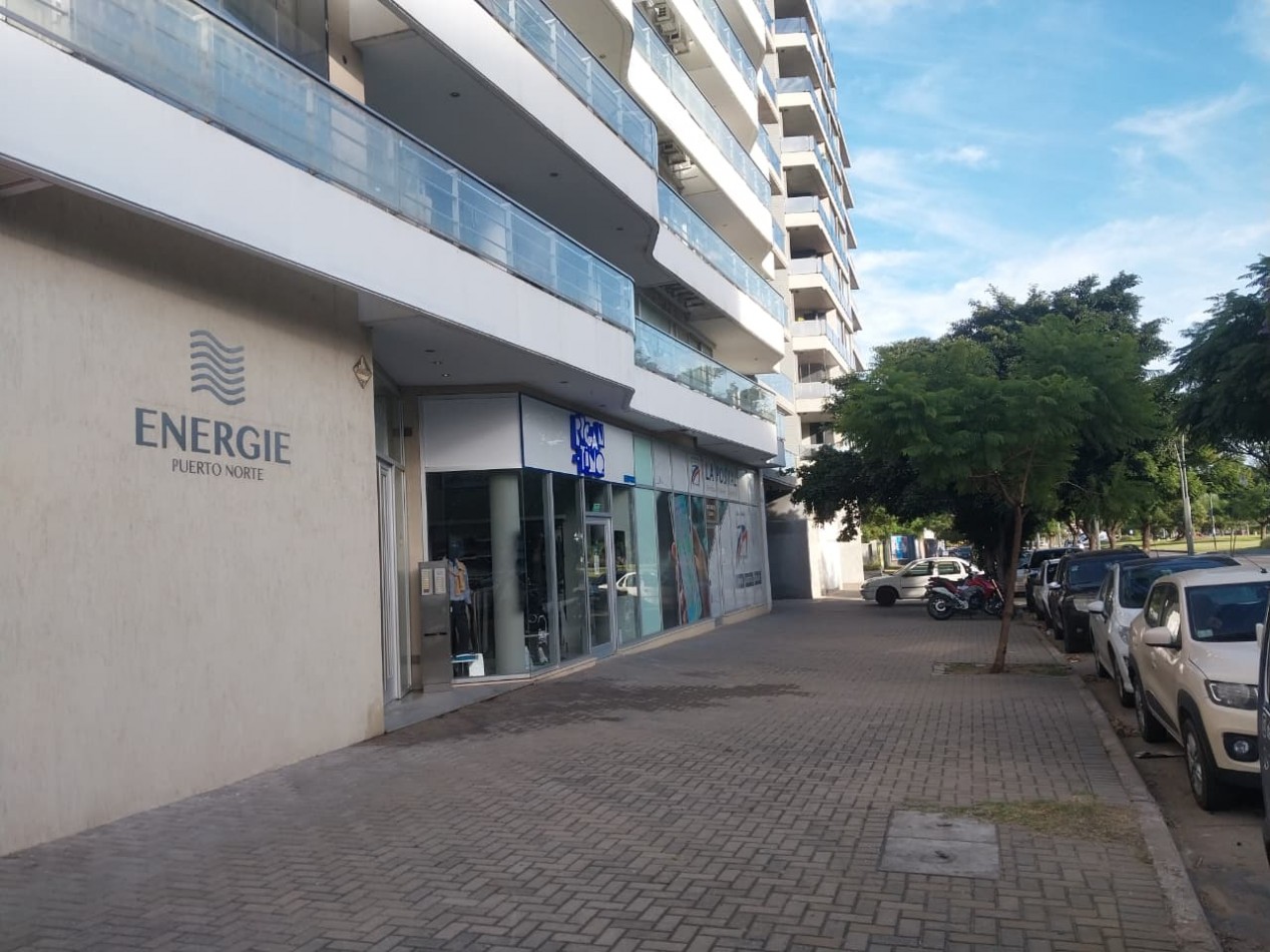 Departamento Semipiso exclusivo al frente en esquina vista total al rio 2 dormitorios con cochera Puerto Norte Posibilidad de ´Permuta en parte de pago